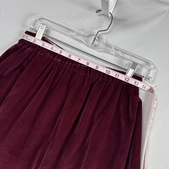 Vintage 70s Chessa Davis Maxi Skirt Medium Aline Velvet Bohemian Tie Belt - Picture 9 of 16